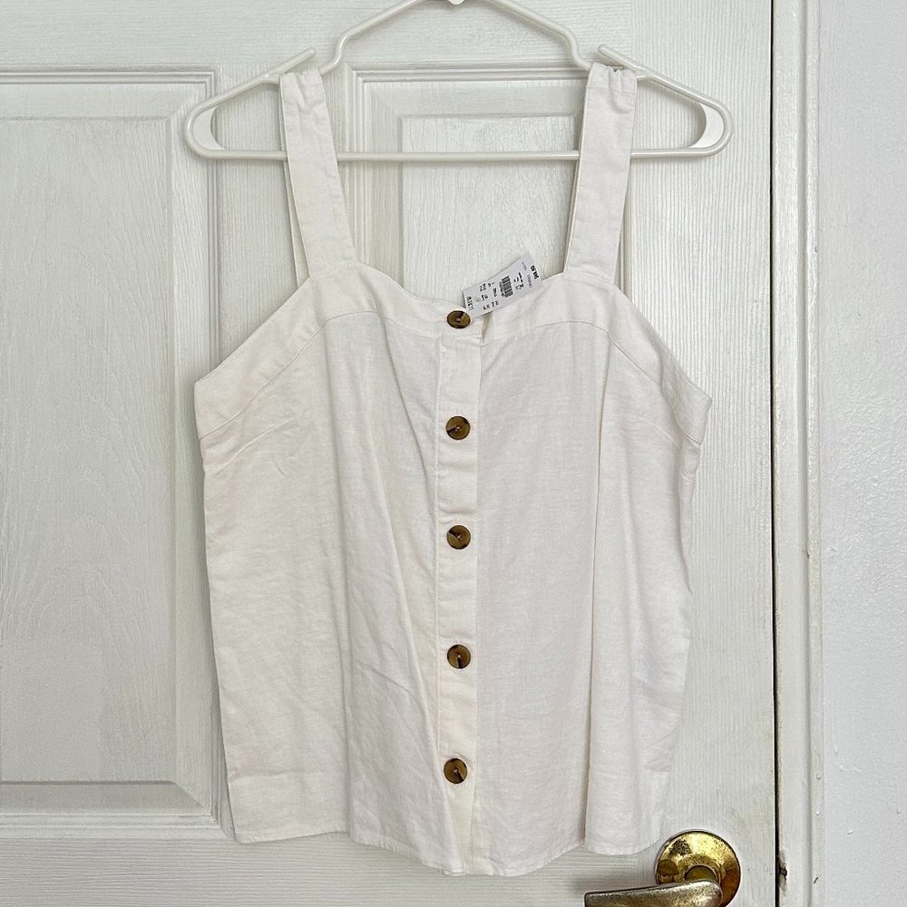 JCrew White Tank